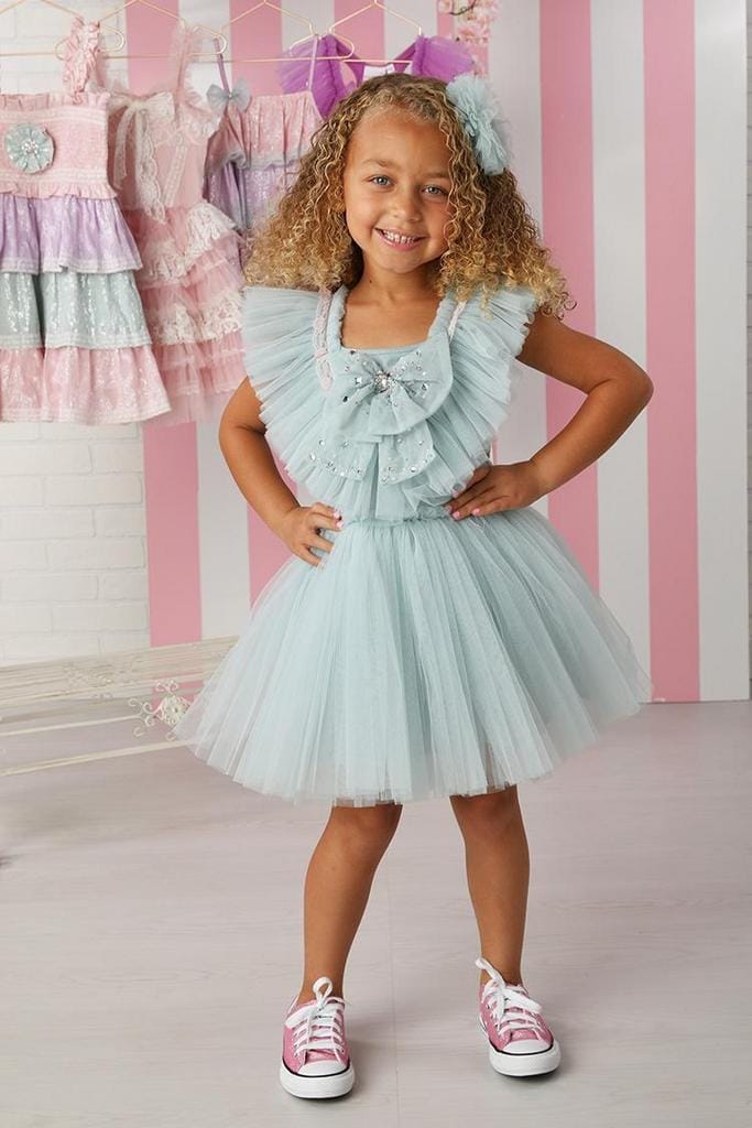 Blue Sage Princess Clementine Dress